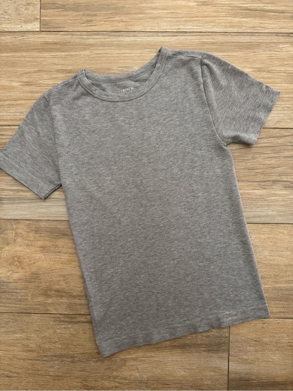 French Laundry Gray Short Sleeve Tee Size M/L